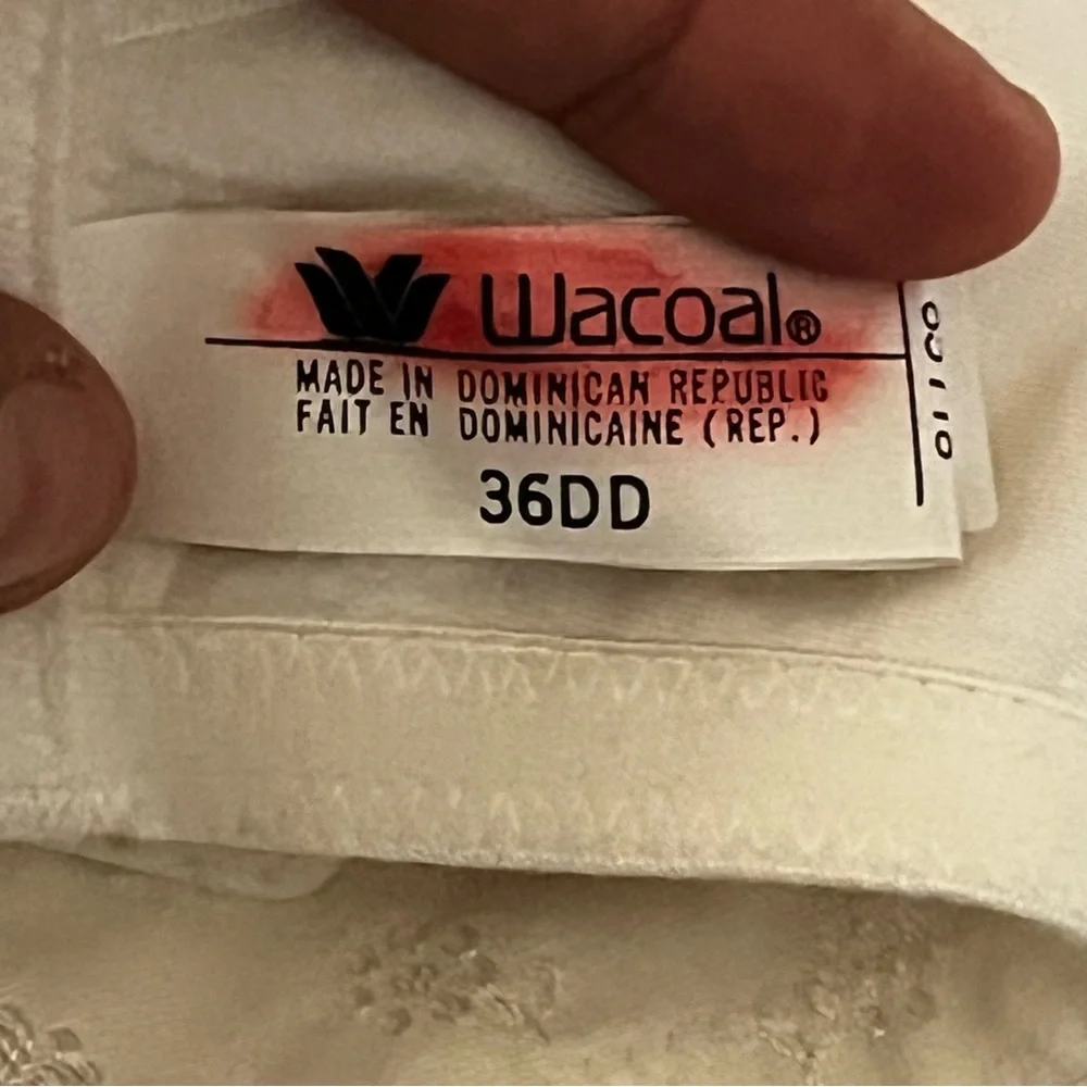 NEW Wacoal 36DD Cotton White Underwire Bra - Picture 8 of 10
